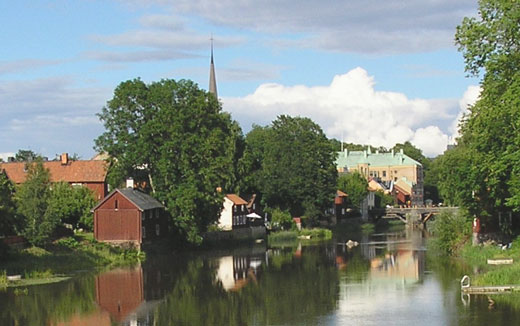 Arboga, ån mot Kapellbron