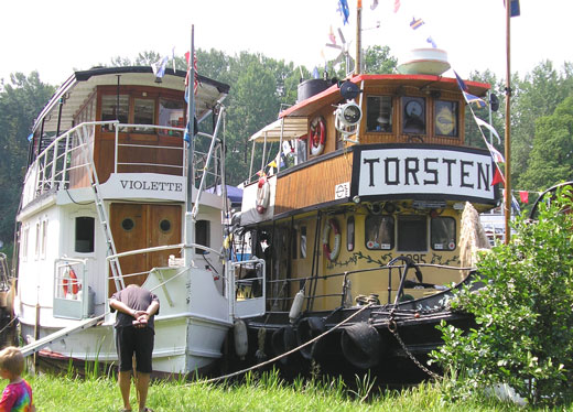 Båtarna Violette och Torsten